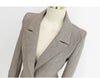 Korean Autumn Winter 3 Pieces Set Women Contrast Blazer + Vest And Simple Pants Casual Simple Office Lady Pants Suit