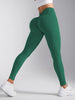 V-Back High Waisted Yoga Leggings Seamless Knit Tights for Women Quick Dry Butt Lifting Slim High Elastic Leggings