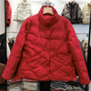 Janveny 90% White Duck Down Jacket Women Ultra Light Down Coat Casual Loose Stand-Up Collar Clothes Waterproof Windproof Outwear