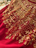 Spring Autumn French Sequin Nail Bead Long Sleeved Dress Women Elegant Temperament Birthday Party Pleated Long Dress C227