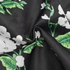 Women's Elegant Floral Printesd Off-Shoulder Blazer Jacket Long Sleeves Single Button Zipper Party Evening Thin Outerwear