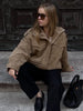 Autumn Jacket For Women Long Sleeve Zipper Overcoat Bomber Jackets Loose Coats With Pocket Female Lady Outwear