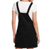 Women's Suspender Skirt Corduroy Spring and Autumn Pocket Strap Adjustable Casual Strap Short Dress