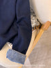 High-Quality Korean Denim Shirt Collar Stitching Fake Two-piece Sweater Women Cardigan Chic Knitted Coat Female Tops
