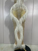 Sparkly Pearl Tassel Mesh See Through Long Dress Women Sexy Birthday Prom Party Nightclub Singer Stage Costume