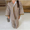 Loose Plaid Shirt Pants Two-piece Set Three Quarter Sleeve Oversize Blouses Wide Leg Pants Suit Women Casual Sets
