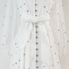 Spring Vintage Diamond Dress Women Stand Collar Lantern Sleeves Single Breasted Elegant Party Dresses Ladies Chiffon Long Robe