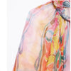 Women's Casual Loose Series Printed Long Sleeve Dress Colorful Abstract Print Chiffon Maxi Dress Long Sleeve Dress Elegant Vmlr