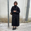 Street Solid Stand Collar Long Women's Trench Coat Loose Full Sleeved Single Breasted Pocket Windbreaker Autumn Lady Coats