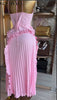 Women Floral Print Pile Neck Flare Long Sleeve Long Dress Elegant Birthday Party Midi Maxi Dresses Vestidos