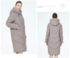 winter quilted coat long womens cotton jacket warm casual hooded parka GWD3716I
