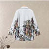 Floral Print Three-Piece Set Corset Top Oversized Blazer Wide Leg Pants Spring Vacation Women Outfit Chic Elegant Lady Suit