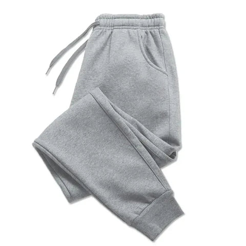 Women Casual Pants Autumn Winter Fleece Sweatpants Running Jogger Sports Gym Trousers Solid Color Workout Long Pant