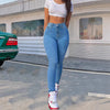 Denim Pant Women Jeans Vintage Pencil Pants Slim Fit High Waist Sheath Trousers Y2k Streetwear Elegant Work Casual Spring