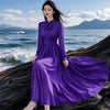 Korean Dress Women's Spring Autumn Elegant Temperament Comfortable Long Dressss Ladies Vestidos