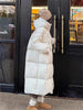 пуховик женский зимний Warm Winter Women Coat Long Jacket Korea Oversized Loose Hooded Coats Female Casual Long Overcoat 다운패딩