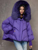 Women Winter Goose Down Jackets Real Fox Fur Collar Hooded Thick Natural Raccoon Fur Female Outwear Warm Loose Puffer Coats