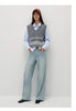 Women Jeans Wide Leg Slight Flare HighWaist Fit Elastic Back Waist Soft Touch Winter Denim Fabric Everyday Style