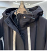 European Goods Ribbon Stitching Contrast Jacket Women's Spring and Autumn Leisure Loose Slim Short Trench Coat