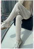 100% Mink Cashmere Knitted Feet Pants Women's Elastic Waist Slim Trousers Warm Joker Radish Pants Autumn Thick Leggings