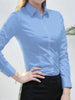 Spring Autumn black white shirt women's Korean version slim fit long sleeved workwear shirt professional dress formal top