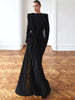 Elegant Shawl Patchwork Dress Women Swing Bandage Ruched Sexy Evening Prom Party Stretch Slim Maxi Bodycon
