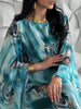 Middle Eastern Pullover Abayas Full Sleeve Loose Evening Dresses Elegant Kaftan Women Jilbabs Islamic Abaya Printed Maxi Dresses