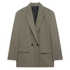 Women's Blazer Spring Office Wear Outerwears Black Green Gray Blazer Long Sleeve Coats Blazers Fitted Suit Jacket