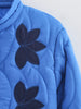 Women's Quilted Stand Collar Padded Jacket Long Sleeve Pocket Casual Fall Winter Coat