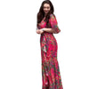 Solid Long Dress Women Flare Sleeve A Line Dresses Casual Ruffles Midi Waist Vestidos V Neck Office Lady Slight Strech