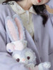 Beige Pockets Knitted Sweater Coats Women Loose Single-breasted V-neck Purple Cardigan Female Autumn Casual Red Cardigans
