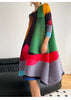Pleated Printed Skirt Spring Autumn Temperament Plus Size Large Swing High Waist Casual Dresses for Women