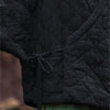 Winter Chinese Style Parkas For Women Bandage Plus Cotton Coats Long Sleeve Loose Pockets Vintage Cotton Parkas