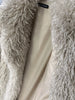 Colorful Women's Furry Coat Rose Pink Faux Fur Coat Suit Collar Autumn Winter Thick Cardigan Long Overcoat Chic 2DB5859