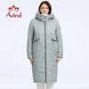 Women's Winter Jacket Plus Size Bio Down Jackets Fur Collar Hooded Quilted Cotton Coat Women Parka Female Clothing
