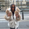Hoody Faux Fur Furry Coats Women Belt Long Sleeve Pocket Thicken Warm Jacket Autumn Winter Urban Lady Streetwears