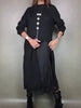 Long Sleeve Patchwork Sweater Maxi Dress, Women Autumn Stand Collar Casual Party Dress, Elegant Ladies Dress Sets