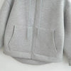 Hoodie Woman Outerwears Long Sleeve Demi-Season Women Jacket Coat Casual Sweatshirt With Zipper Grey Black Jacket Coats