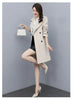 Trench Coat Women Double-Breasted Trenchcoat Lace Female Autumn Casual Coats Windbreaker Outwear Raincoat Streetwear