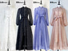 Spring Vintage Diamond Dress Women Stand Collar Lantern Sleeves Single Breasted Elegant Party Dresses Ladies Chiffon Long Robe