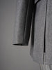 Contrast Color Ribbon Blazer Women's Notched Collar Loose Single Button Long Sleeves Split Suit Jacket