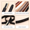 Genuine Leather Belt for Women; Cowhide Waist Belt; Versatile Smooth Buckle; Dress Decoration Belt for