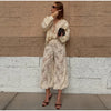Loose Fit Lace Pants Women's Elastic High Waist Lounge Trousers Spring Lady Bohemian Casual Bottoms