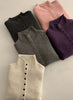 Soft Comfortable Stand-Up Collar Sweater Cardigan Women Simple Single Breasted Cardigans Coat Autumn Solid Knitted Outerwear