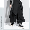 Style Extra Layers Design Woman Pants Black Loose All-match Wide Legs Pants Casual Streetwear Hurajuku Trousers Ladies