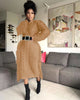 Women Long Sleeve Tassel Bodycon Midi Knit Straight Maxi Dress Autumn Winter O-neck Sweater Vestidos Dresses