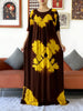 Party Dress Tie-dry Printed Cotton Women Boho Maxi Dress Casual Holiday Party Dresses Indie Folk African Vestidos