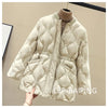Winter Women Parkas Down Cotton Overcoat Female Casual Thick Warm Windproof Waist Padded Cotton Outwear Coat Female