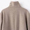 Elegant Stand Collar Short Jacket For Women Lady Outerwear High Street Long Sleeve Single Breasted Female Coats