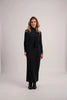 AS AW26 V-Neck cableknit cardigan + ribbing mockneck dress maxi length match for lady wear